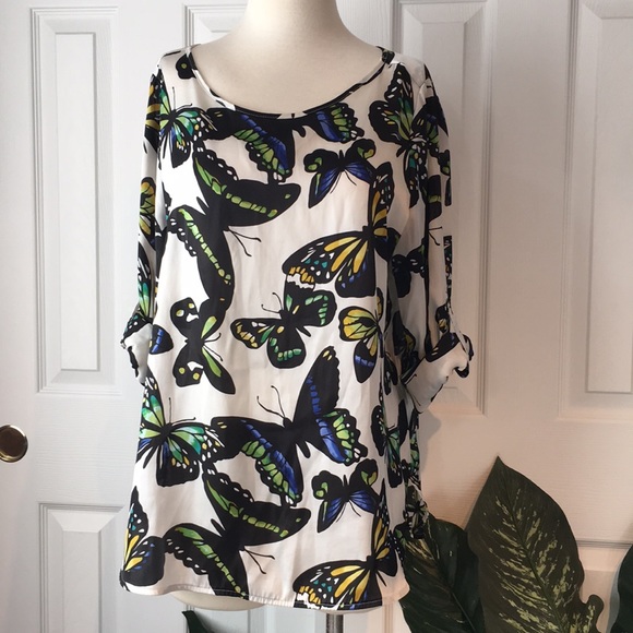 Apt. 9 Tops - Brilliant bright white polyester blouse by APT. 9